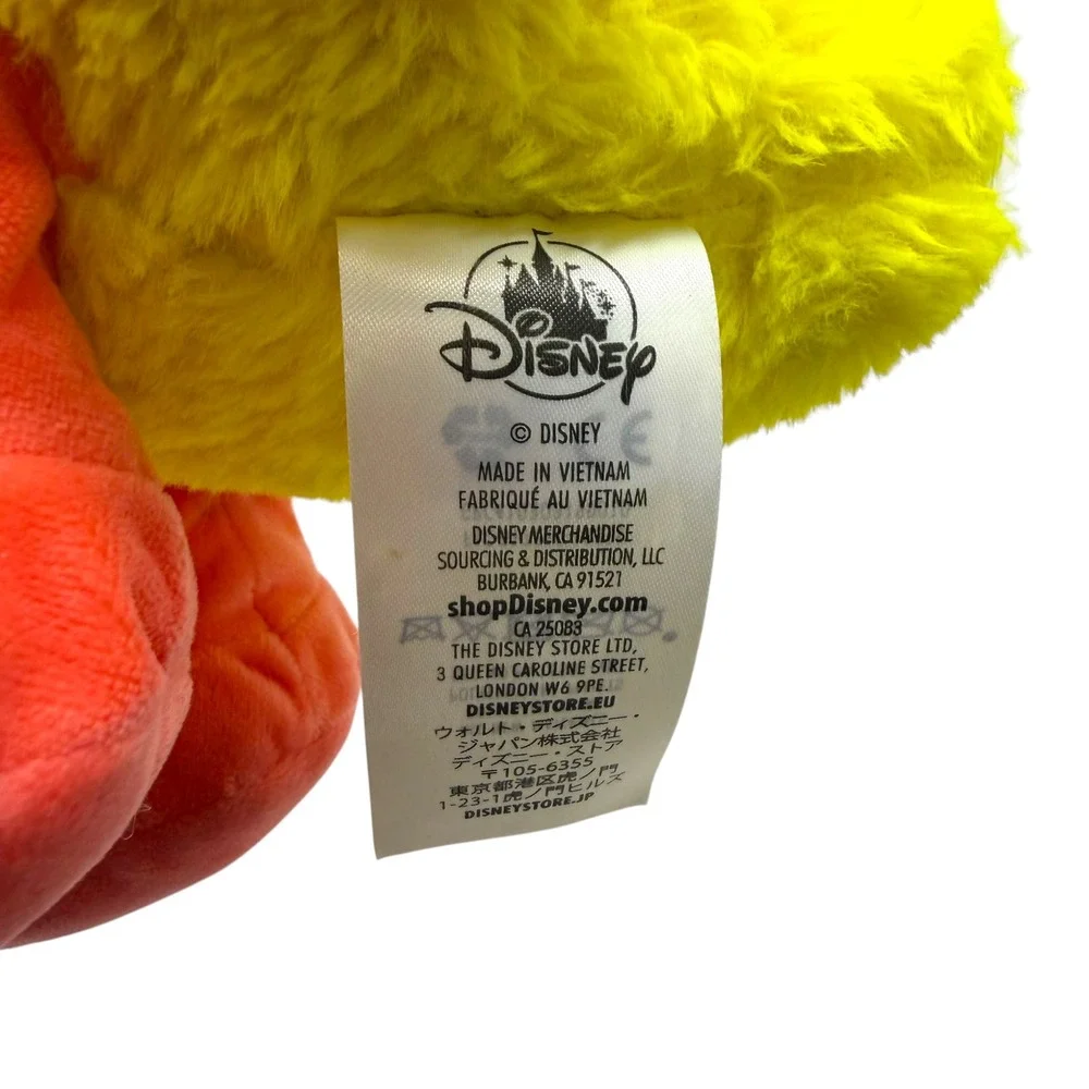 Disney Parks Toy Story 4 Ducky Plush Yellow Duck Carnival Bird Stuffed Animal